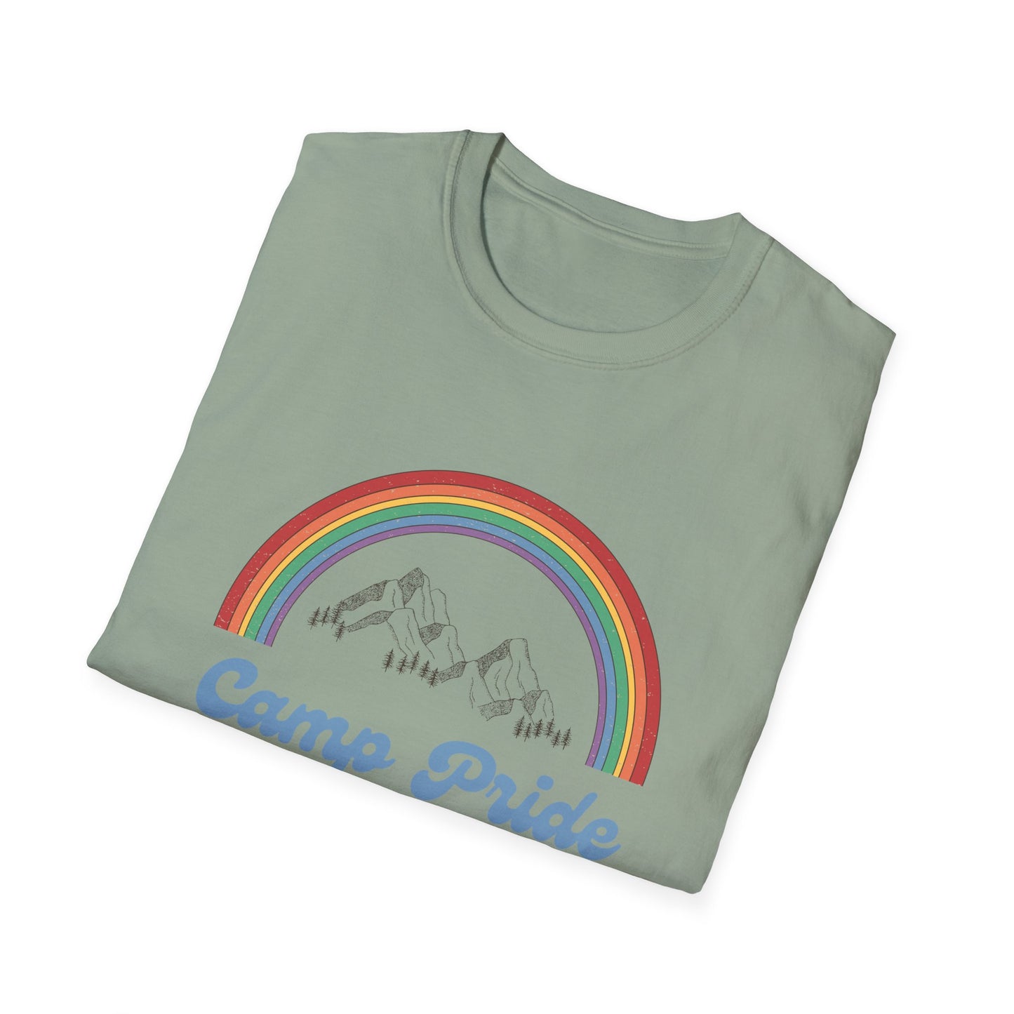 Camp Pride T-Shirt – Retro LGBTQ+ Graphic Tee with Bold Vintage-Inspired Queer Aesthetic