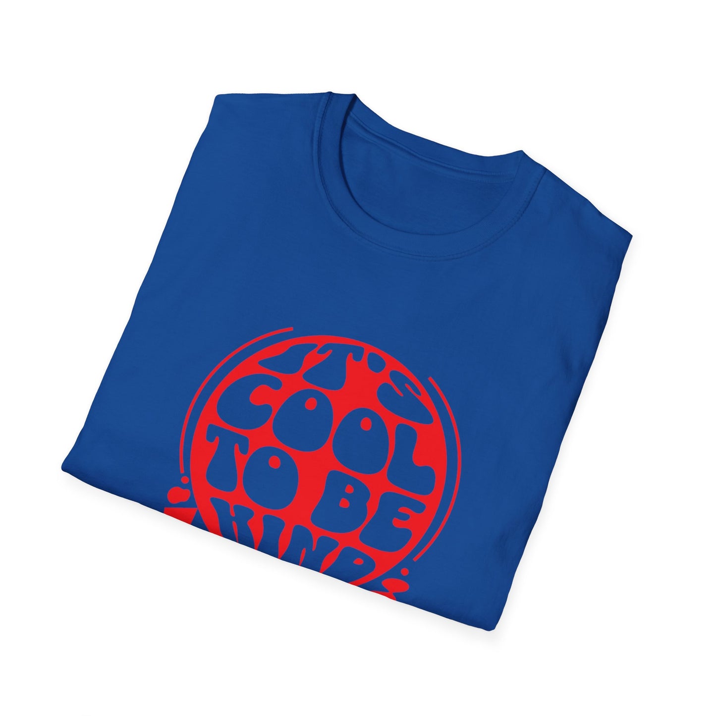 It’s Cool to Be Kind T-Shirt – Red Retro Kindness Graphic Tee with Vintage-Inspired Positive Message