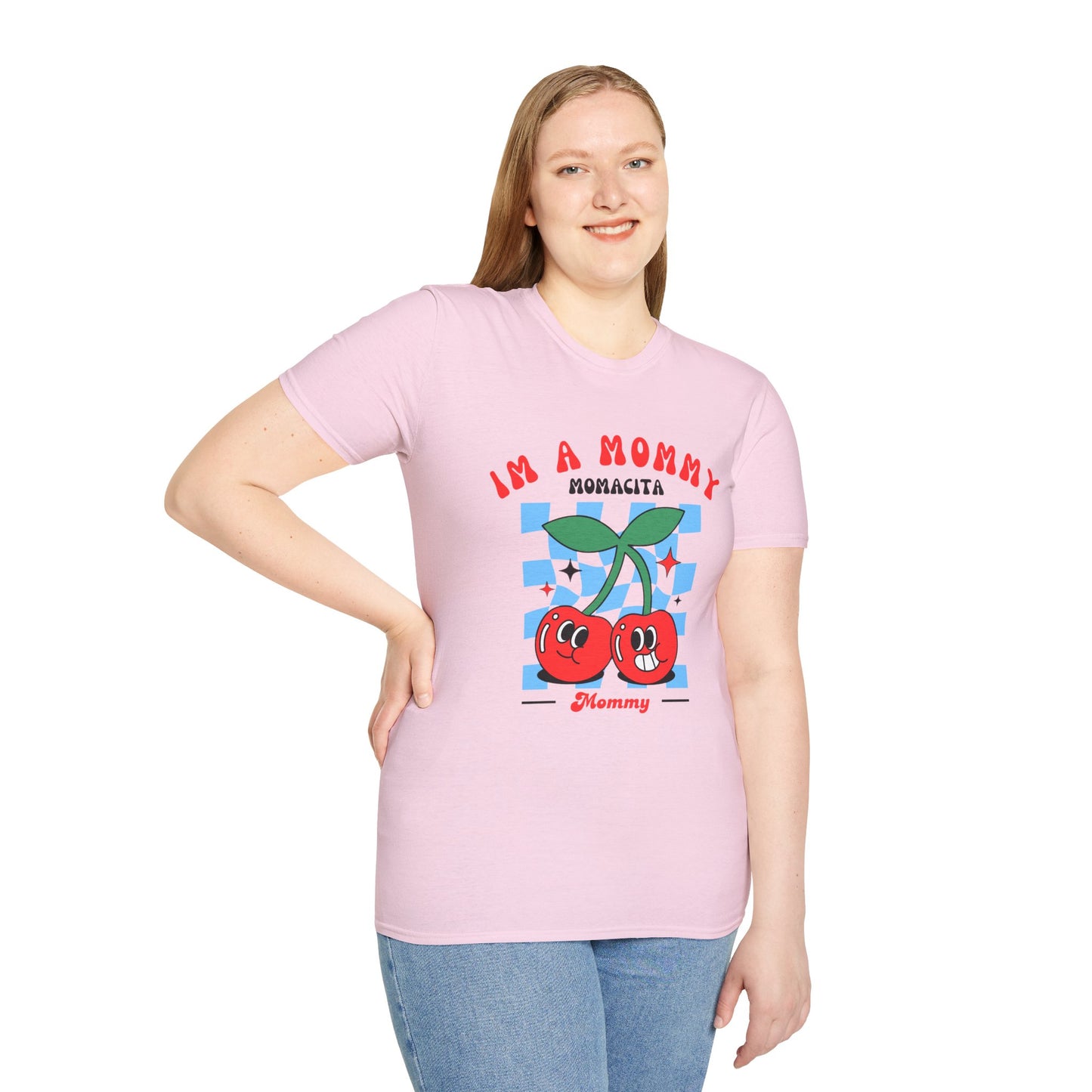 I’m a Mommy, Mamacita T-Shirt – Cherry Retro Love Island-Inspired Tee for Hot Moms & Reality TV Fans