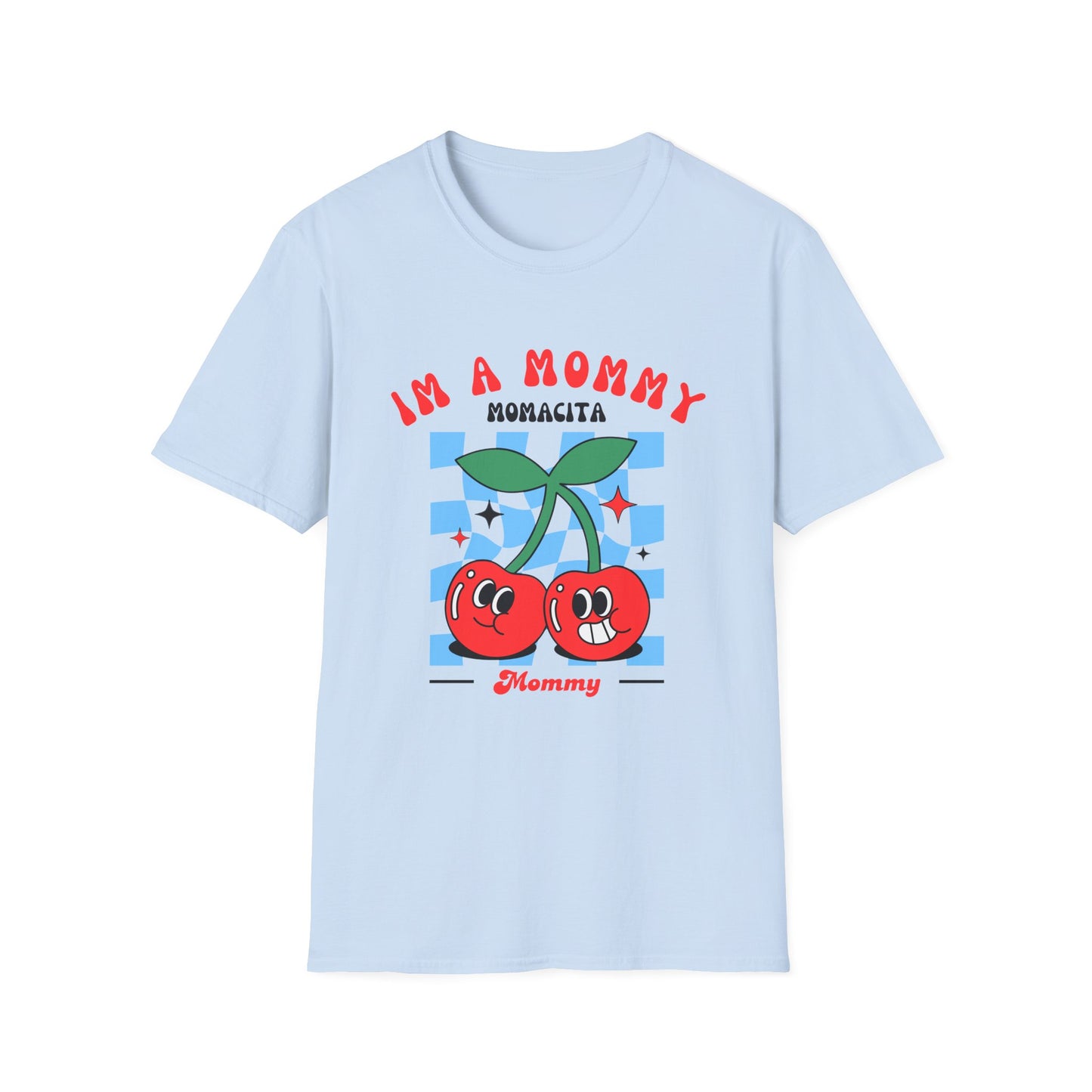 I’m a Mommy, Mamacita T-Shirt – Cherry Retro Love Island-Inspired Tee for Hot Moms & Reality TV Fans