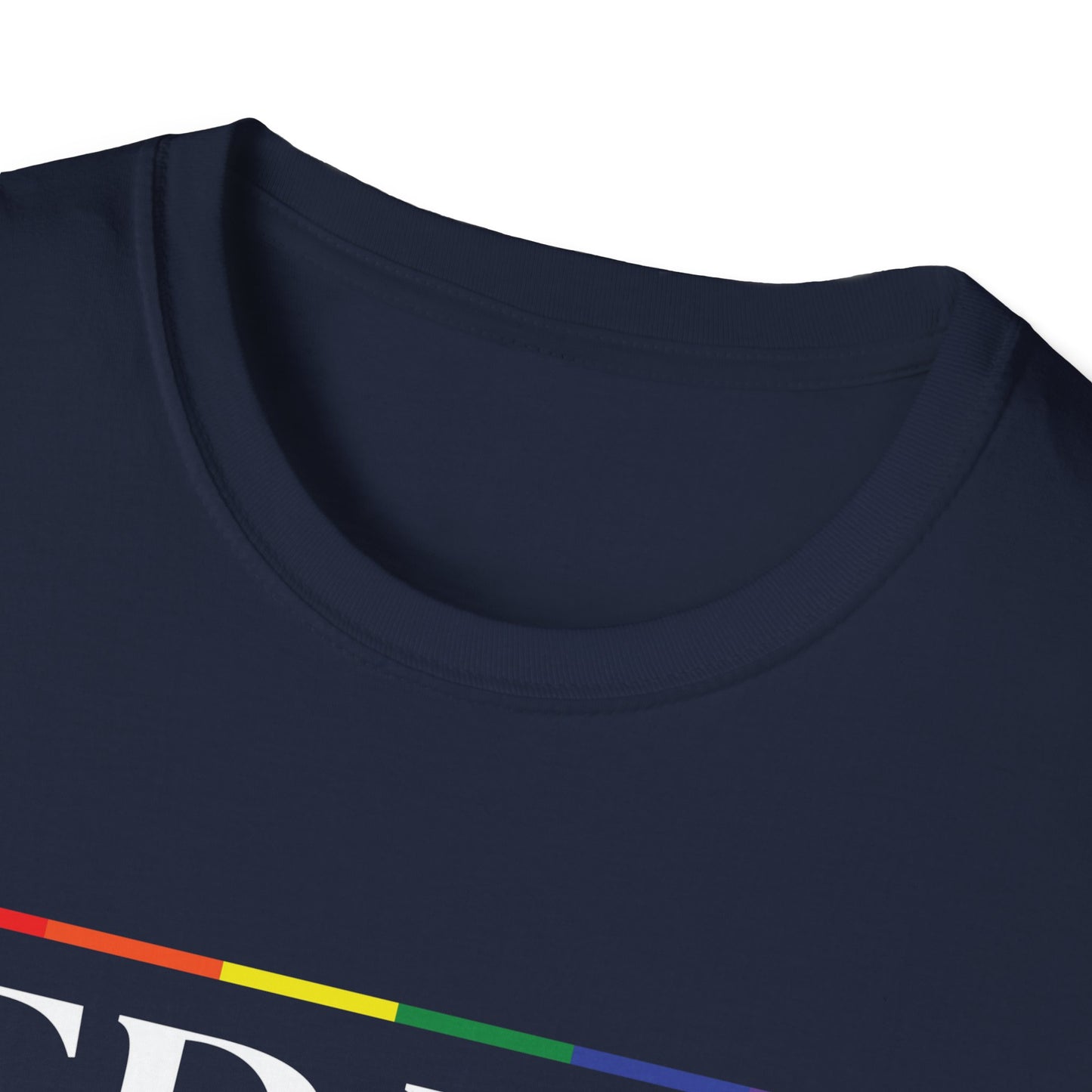 Free Hugs T-Shirt – Rainbow LGBTQ+ Pride Graphic Tee with Wholesome Inclusive Message