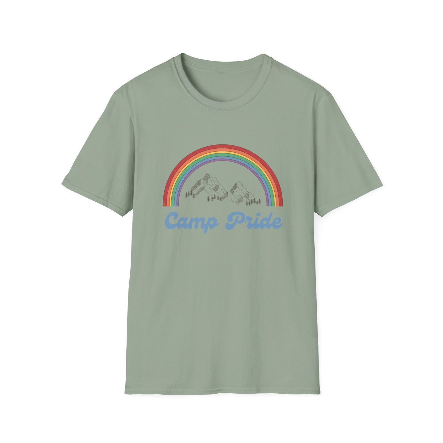 Camp Pride T-Shirt – Retro LGBTQ+ Graphic Tee with Bold Vintage-Inspired Queer Aesthetic