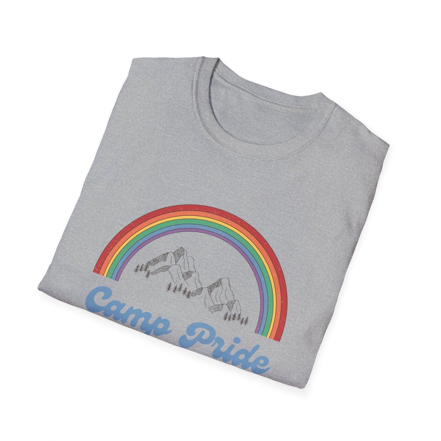 Camp Pride T-Shirt – Retro LGBTQ+ Graphic Tee with Bold Vintage-Inspired Queer Aesthetic