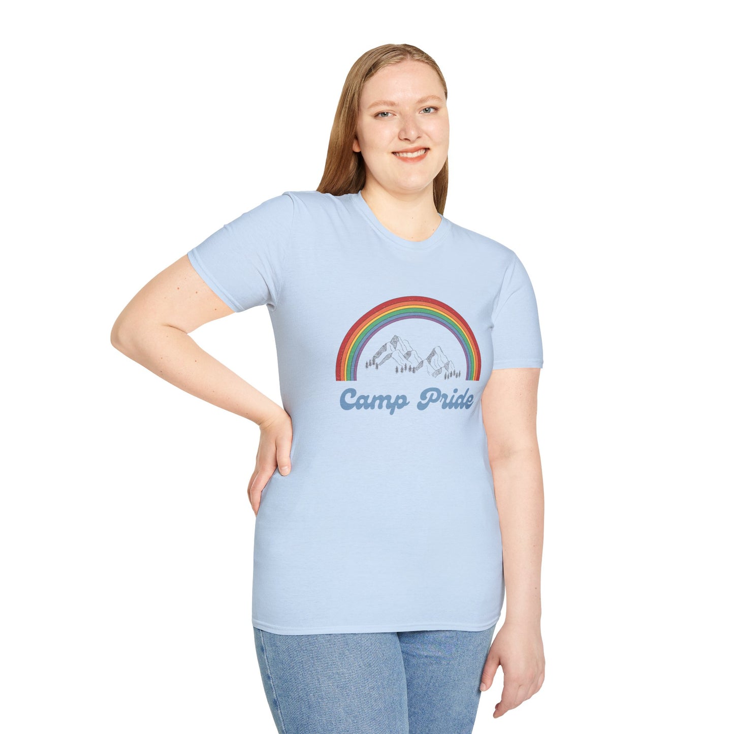 Camp Pride T-Shirt – Retro LGBTQ+ Graphic Tee with Bold Vintage-Inspired Queer Aesthetic