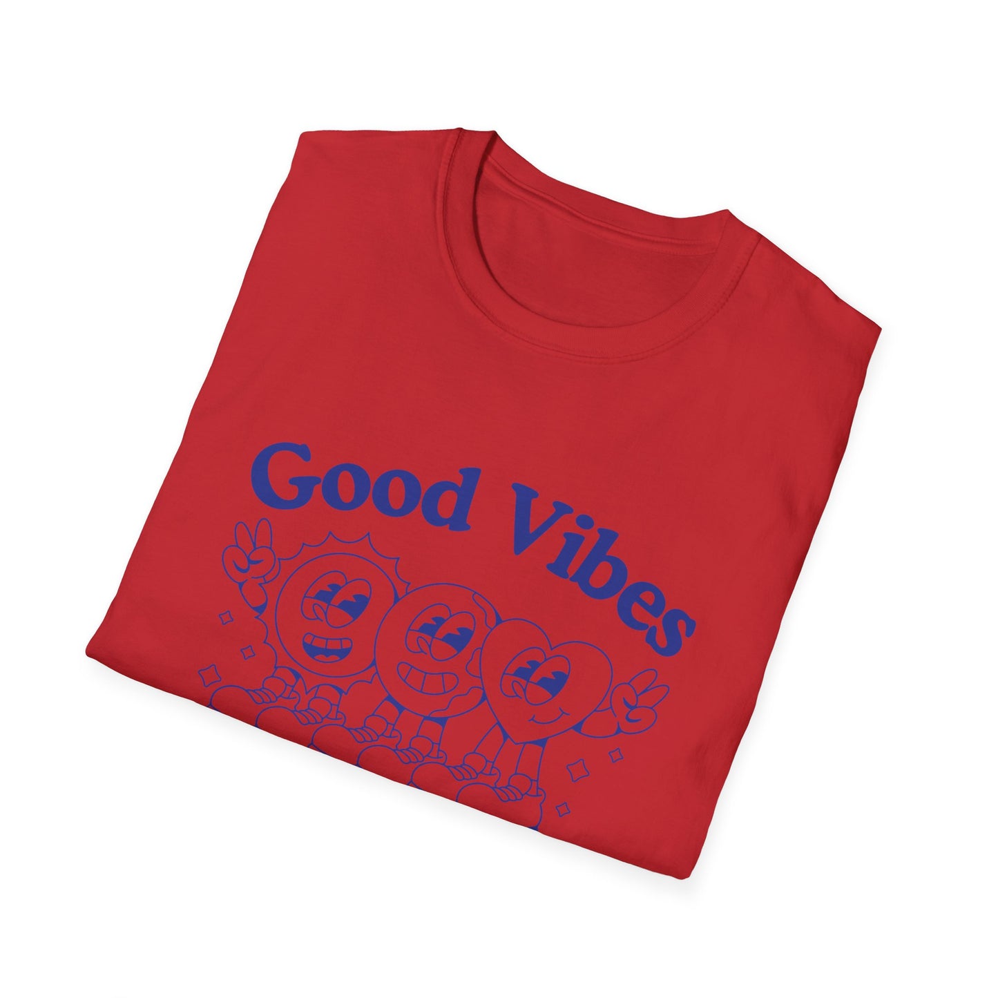Good Vibes Worldwide T-Shirt – Retro Global Positivity Graphic Tee with Vintage Travel-Inspired Design