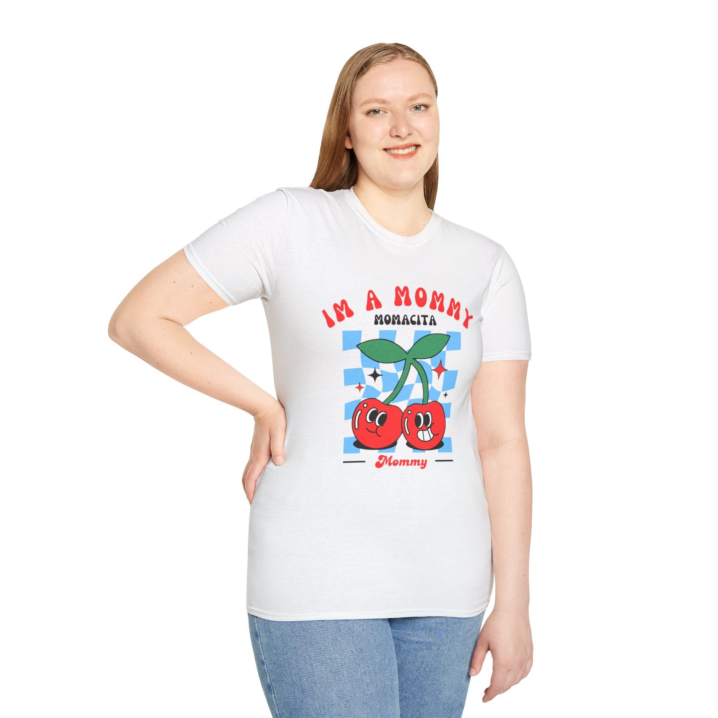 I’m a Mommy, Mamacita T-Shirt – Cherry Retro Love Island-Inspired Tee for Hot Moms & Reality TV Fans