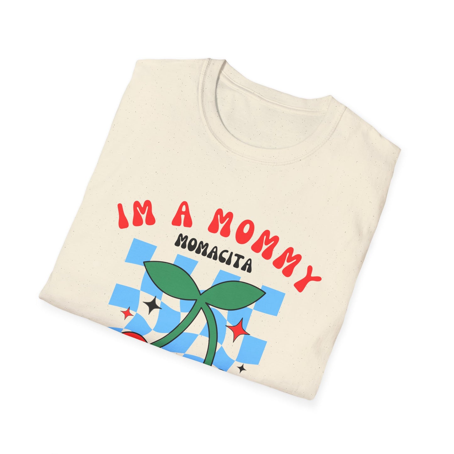 I’m a Mommy, Mamacita T-Shirt – Cherry Retro Love Island-Inspired Tee for Hot Moms & Reality TV Fans