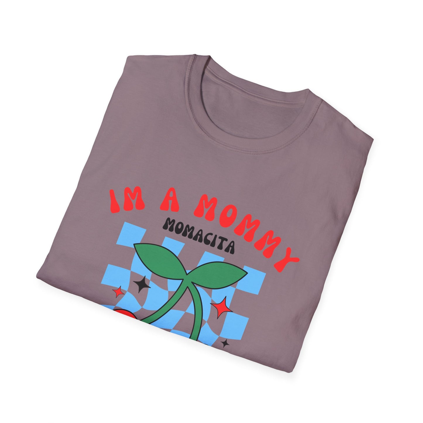 I’m a Mommy, Mamacita T-Shirt – Cherry Retro Love Island-Inspired Tee for Hot Moms & Reality TV Fans