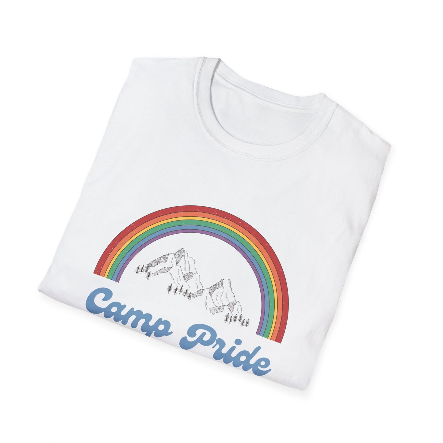 Camp Pride T-Shirt – Retro LGBTQ+ Graphic Tee with Bold Vintage-Inspired Queer Aesthetic