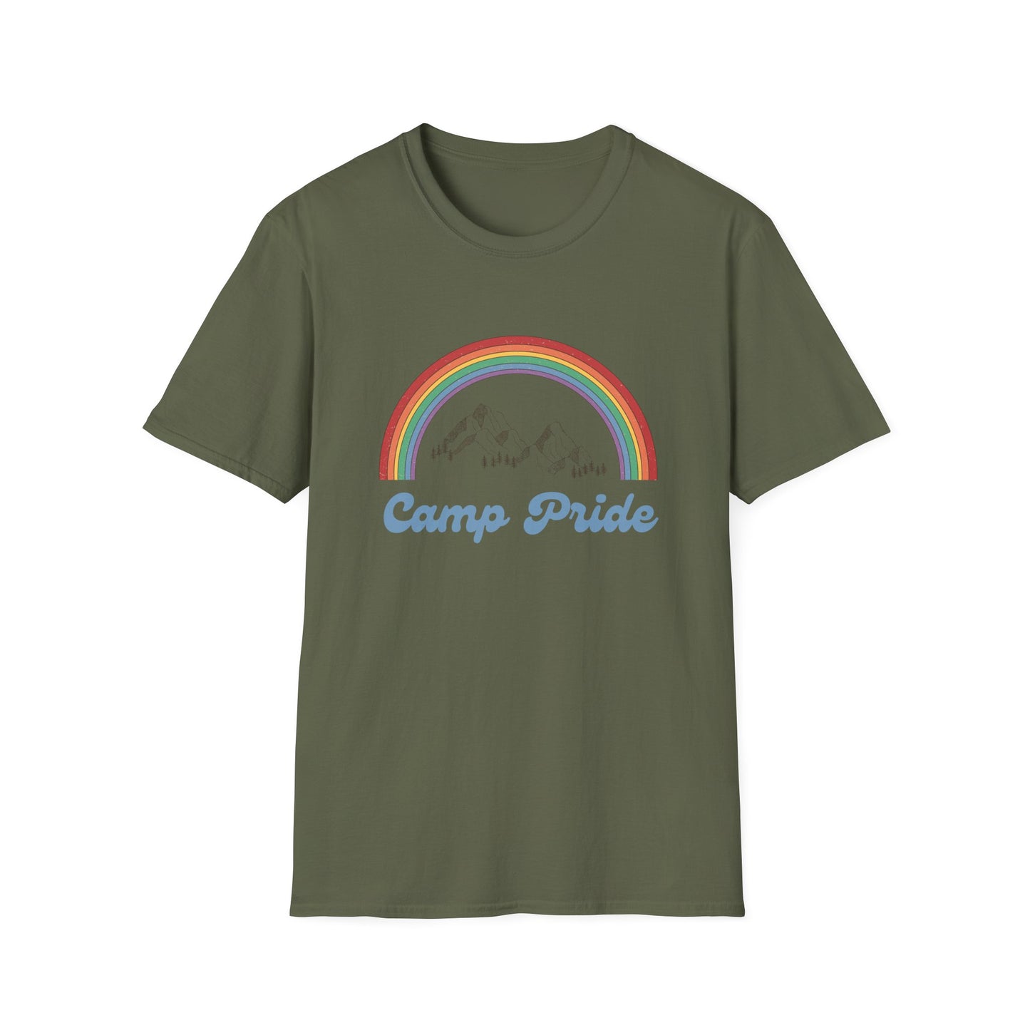 Camp Pride T-Shirt – Retro LGBTQ+ Graphic Tee with Bold Vintage-Inspired Queer Aesthetic