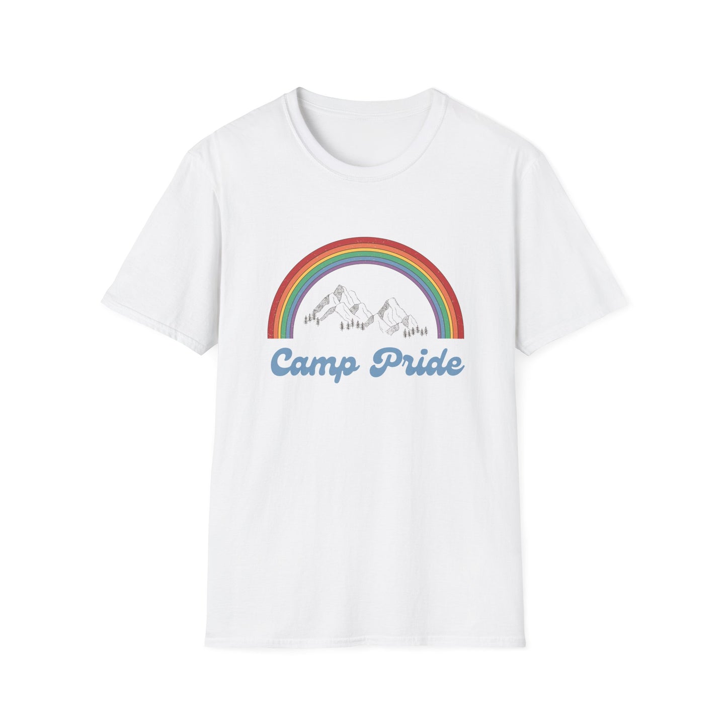 Camp Pride T-Shirt – Retro LGBTQ+ Graphic Tee with Bold Vintage-Inspired Queer Aesthetic