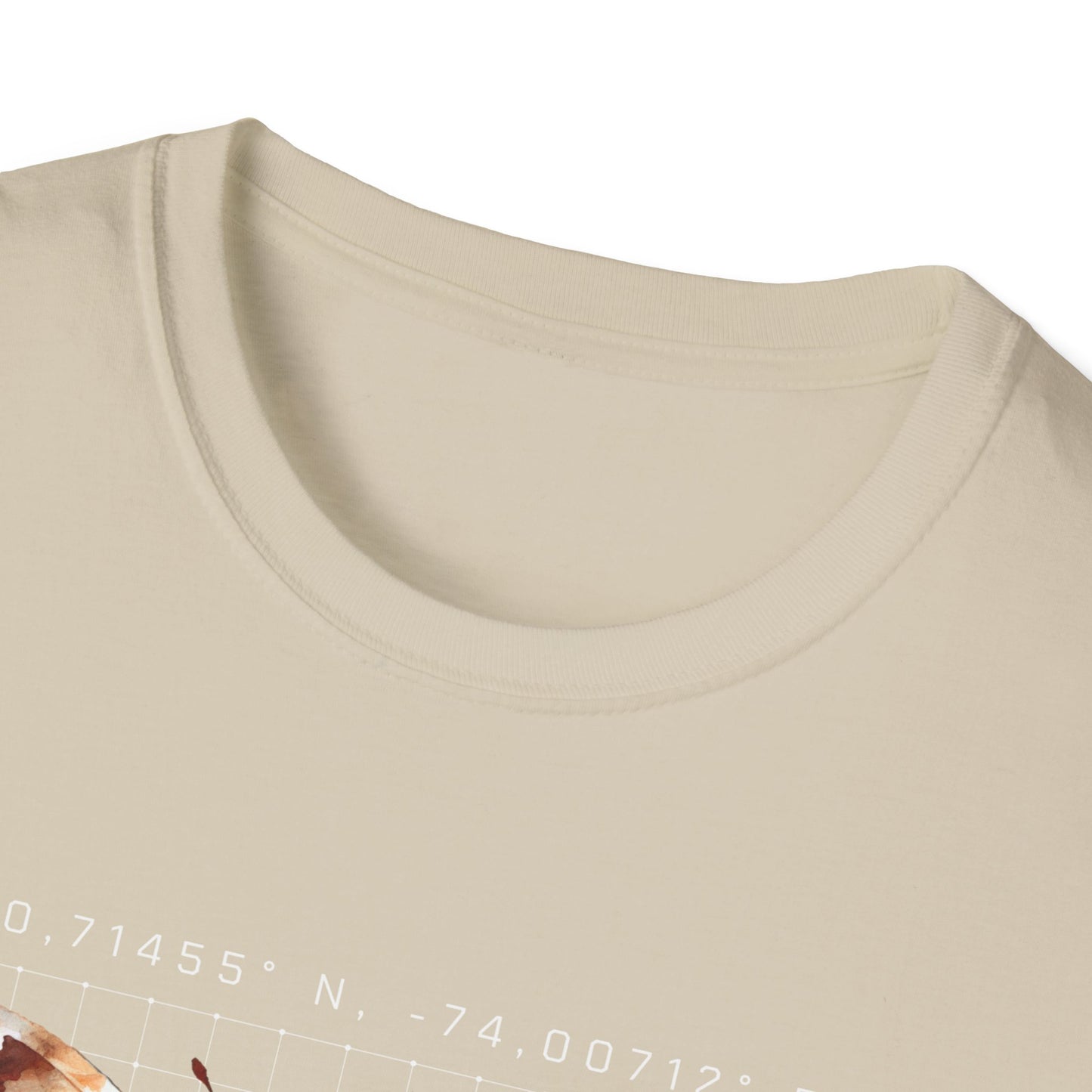 Butterfly Effect T-Shirt – Minimalist Graphic Tee with Coordinates & Symbolic Design of Change and Connection