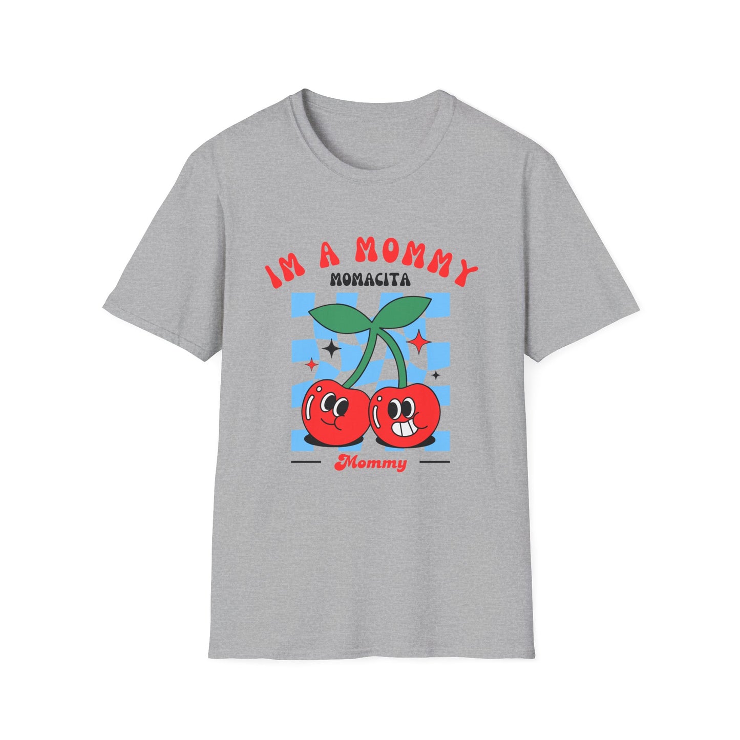 I’m a Mommy, Mamacita T-Shirt – Cherry Retro Love Island-Inspired Tee for Hot Moms & Reality TV Fans
