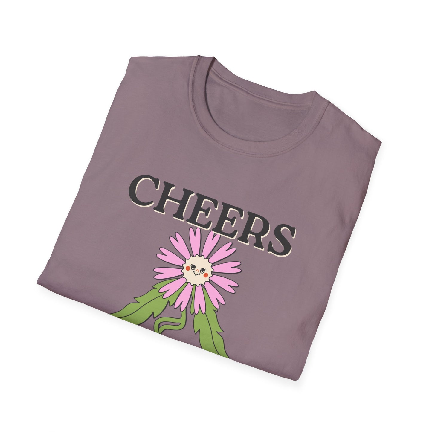 Cheers Queers T-Shirt – Retro LGBTQ+ Pride Graphic Tee with Bold Vintage-Inspired Celebration Design
