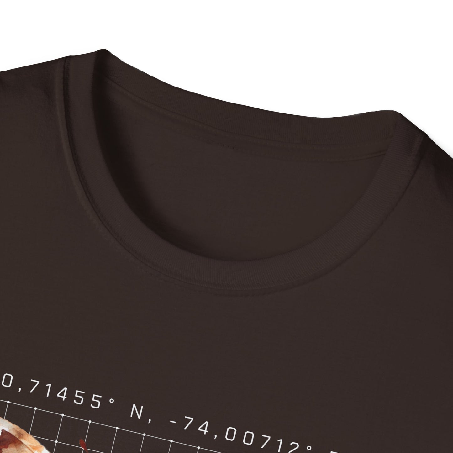 Butterfly Effect T-Shirt – Minimalist Graphic Tee with Coordinates & Symbolic Design of Change and Connection