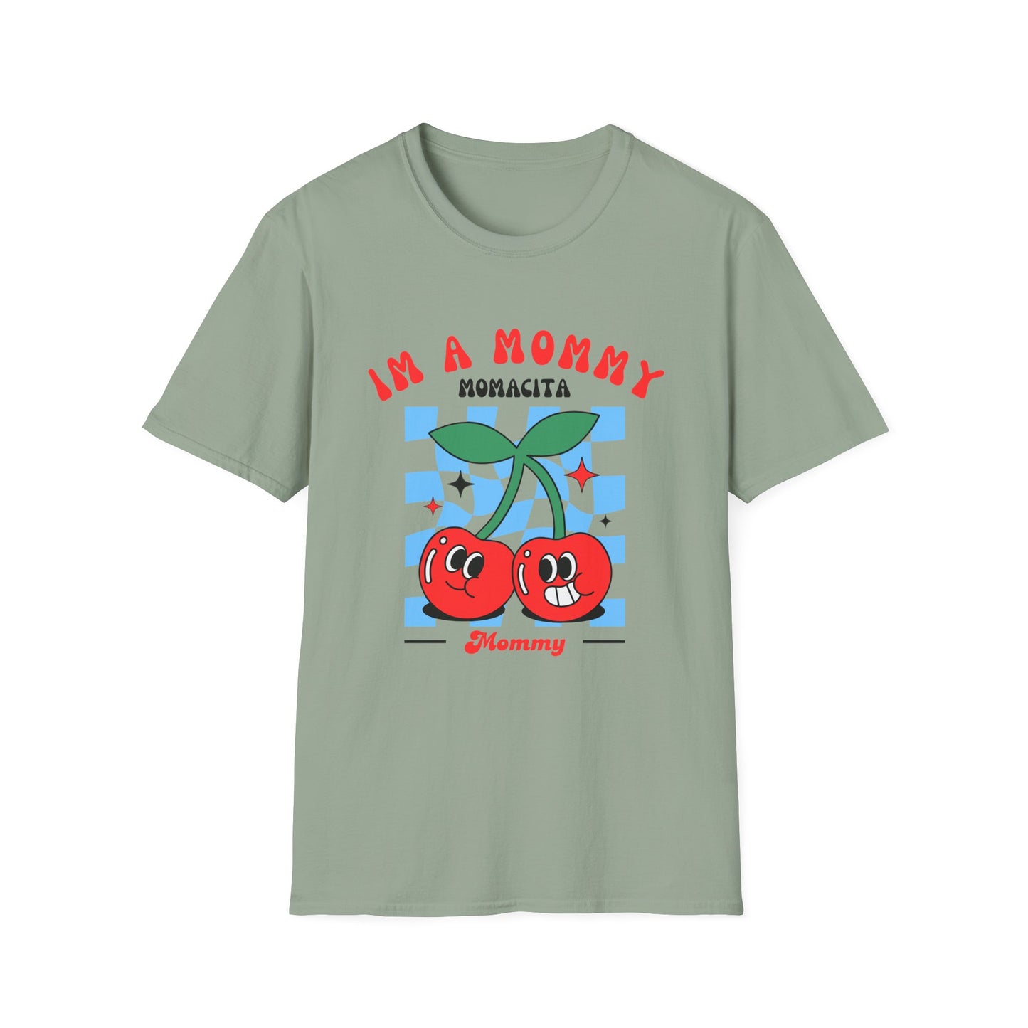 I’m a Mommy, Mamacita T-Shirt – Cherry Retro Love Island-Inspired Tee for Hot Moms & Reality TV Fans