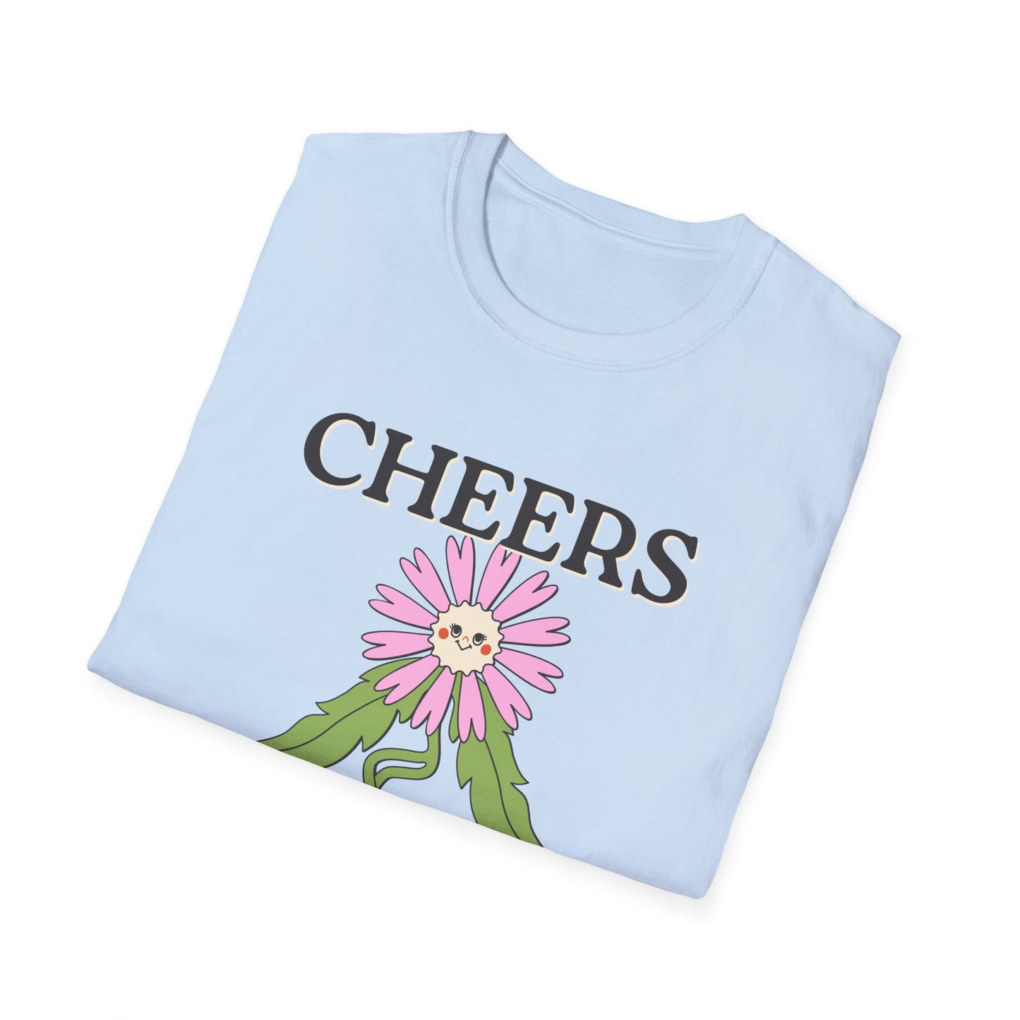 Cheers Queers T-Shirt – Retro LGBTQ+ Pride Graphic Tee with Bold Vintage-Inspired Celebration Design